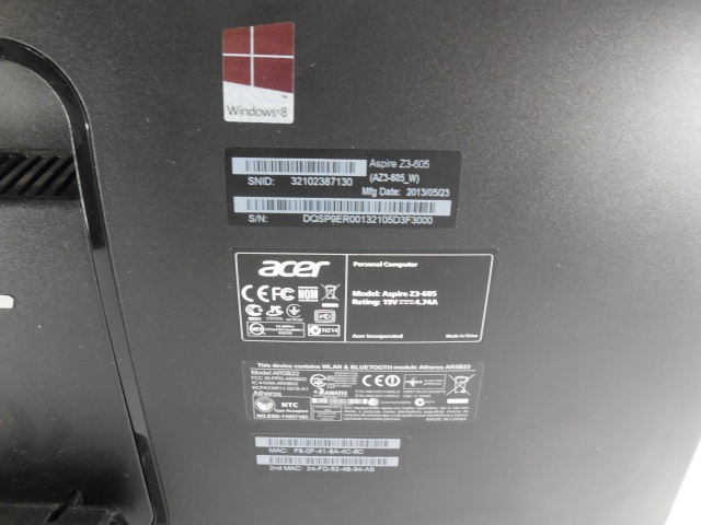 Моноблок Acer Aspire Z3-605 - Pic n 247960