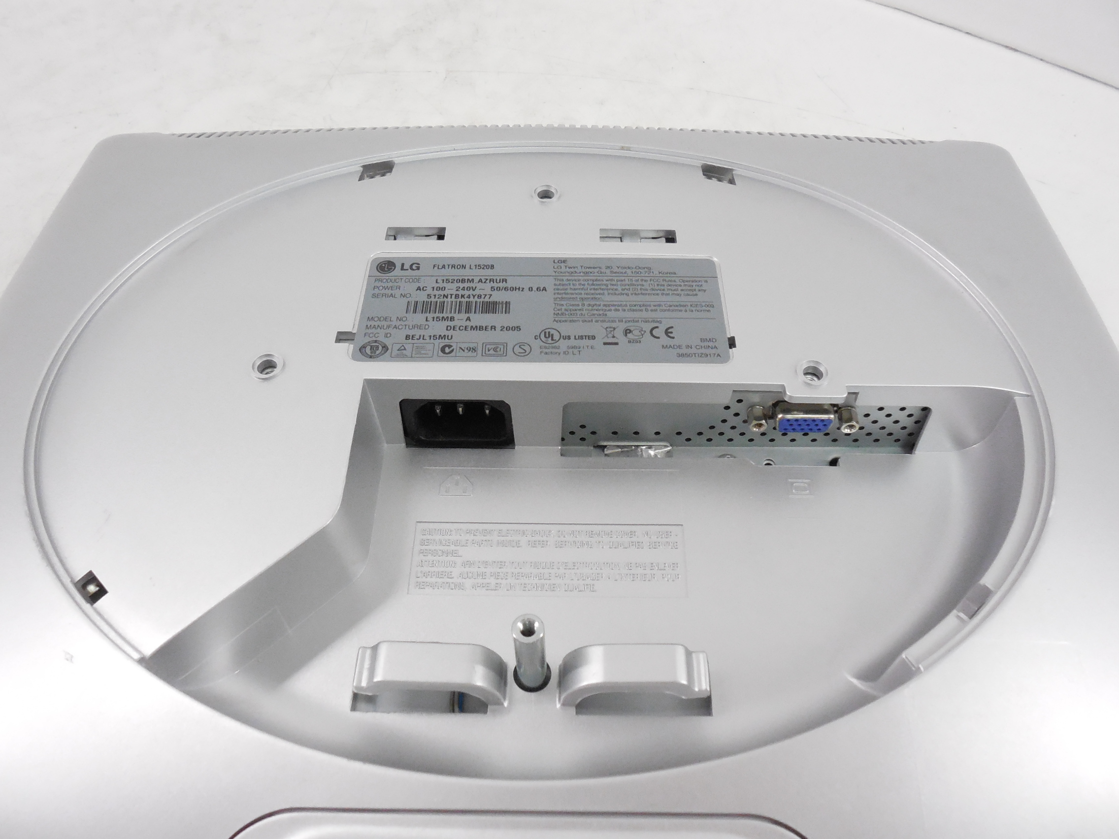 ЖК-монитор 15" LG Flatron L1520B - Pic n 253713