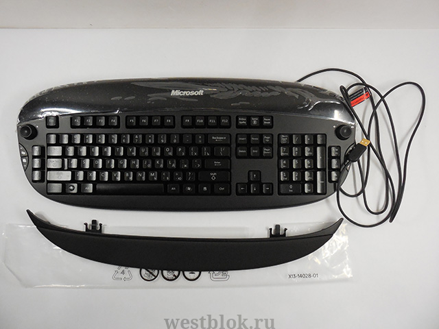 Игровая клавиатура Microsoft Reclusa Gaming Keyboard Black USB/ игровая...