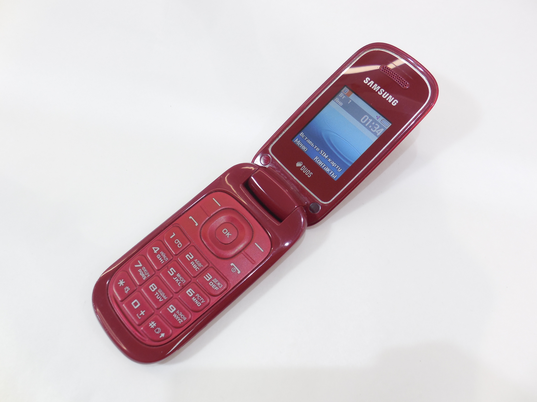 Samsung gt-e1272 красный