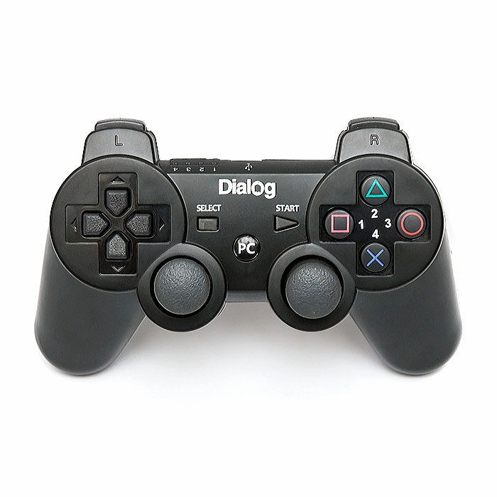 Геймпад PS3 Dialog 12 кнопок вибрация Черный - Pic n 68981