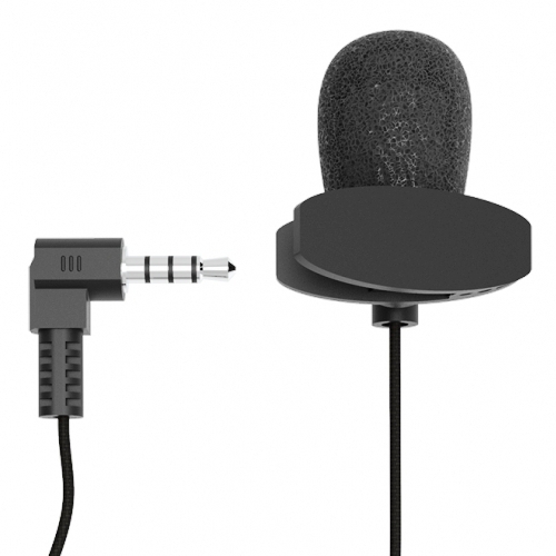 Петличный Микрофон Ritmix на клипсе 4 pin чёрный - Pic n 285086