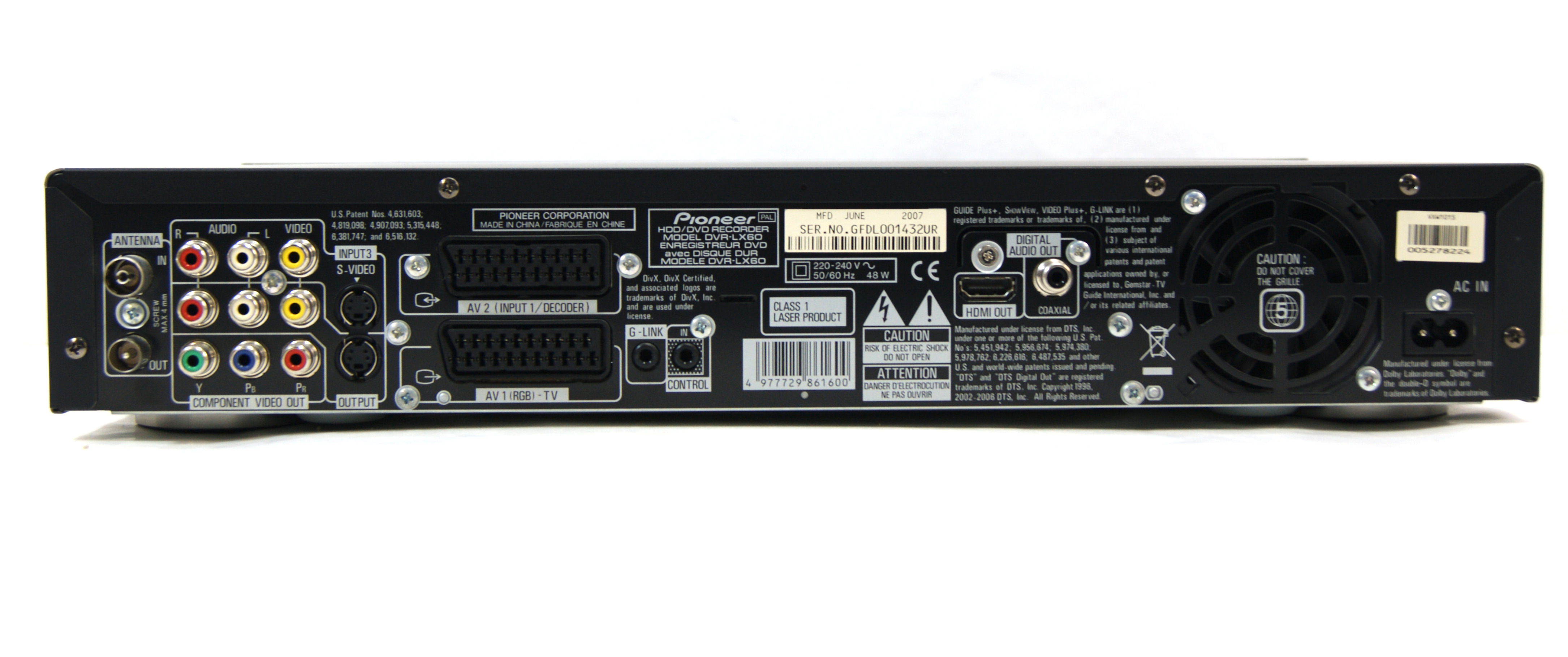 Pioneer dvr lx60. Рекордер Пионер lx60. DVD плеер Pioneer DVR-lx60. DVD/HDD-рекордер Pioneer DVR-lx60.