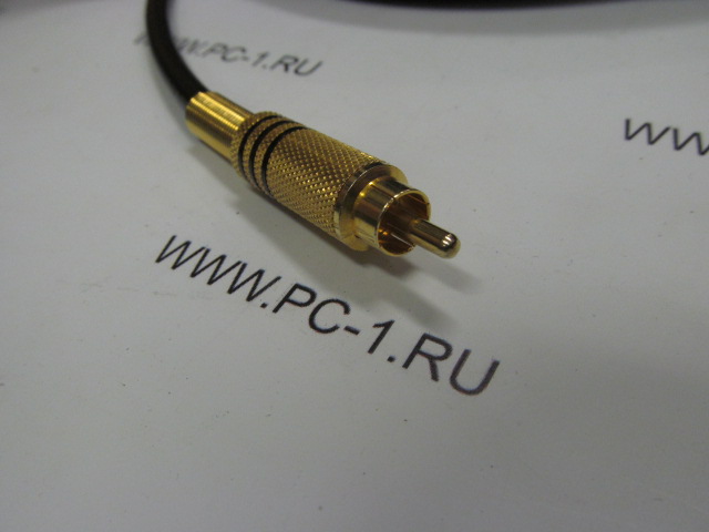 Кабель шнур Video RCA - SCART /Тюльпан (один) на SCART (СКАРТ) 21 pin RG59/U 75ом коаксиальный кабель /10 метров