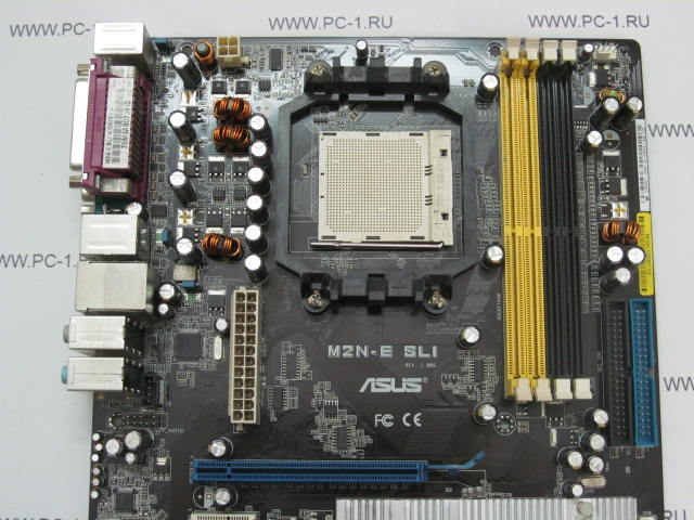 Материнская плата MB ASUS M2N-E Sli /S AM2 /2xPCI /2xPCI-E x16 /2xPCI-E x1 /4xDDR2 /Sound /4xSATA /4xUSB /1394 /SPDIF /COM /LAN /LPT /ATX /Заглушка
