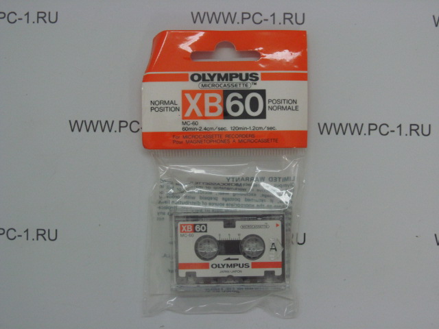 Микрокассета Olympus XB60 /MC-60 /60min - 2.4см/сек / 120min - 1.2см/сек /НОВАЯ