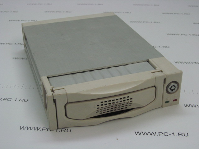 Съемный контейнер Mobil Rack для HDD 3.5" IDE /Устанавливается в отсек 5.25" /Материал: алюминий /2xFAN 40mm