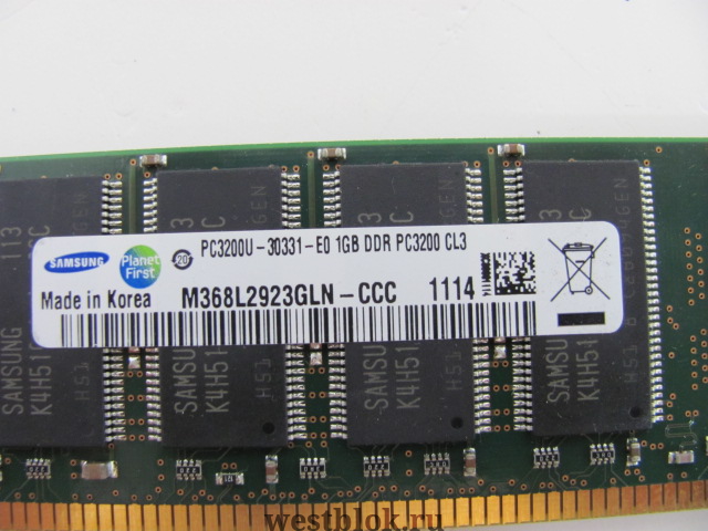 Оперативная память Samsung DDR 400 DIMM 1Gb - Pic n 47987