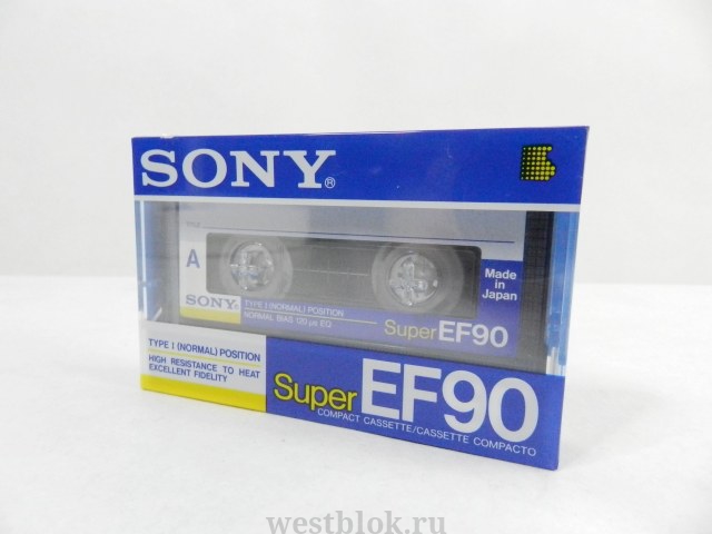 Аудиокассета Sony Super EF90 C-90EFS - Pic n 87488
