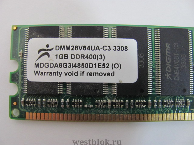 Оперативная память DDR 1Gb Digma - Pic n 97735