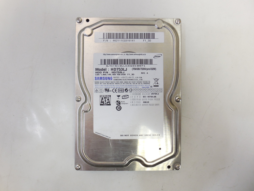 Жесткий диск 3,5" 750Gb Samsung HD753LJ - Pic n 250819