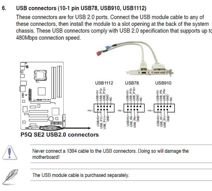 Планка вывода Двух USB портов в корпус компьютера - Pic n 259502