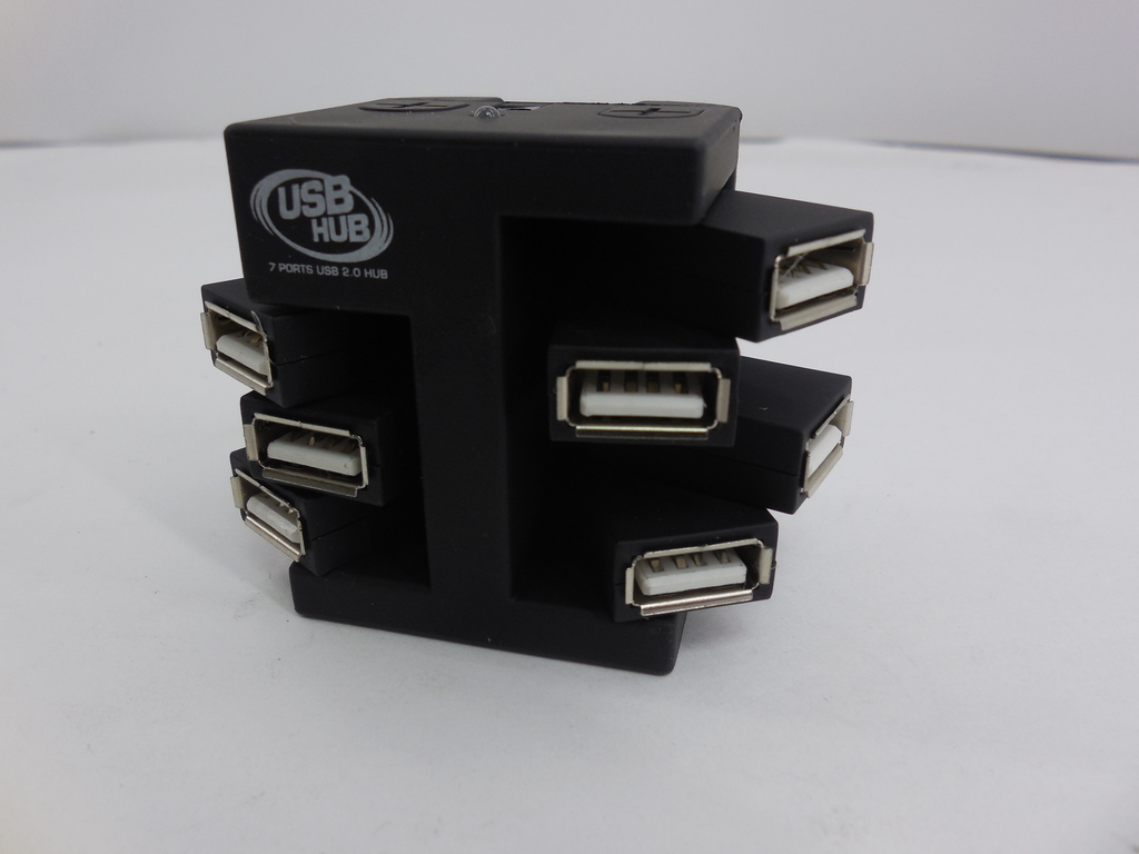 USB-хаб Cub (7 портов) черный - Pic n 266942