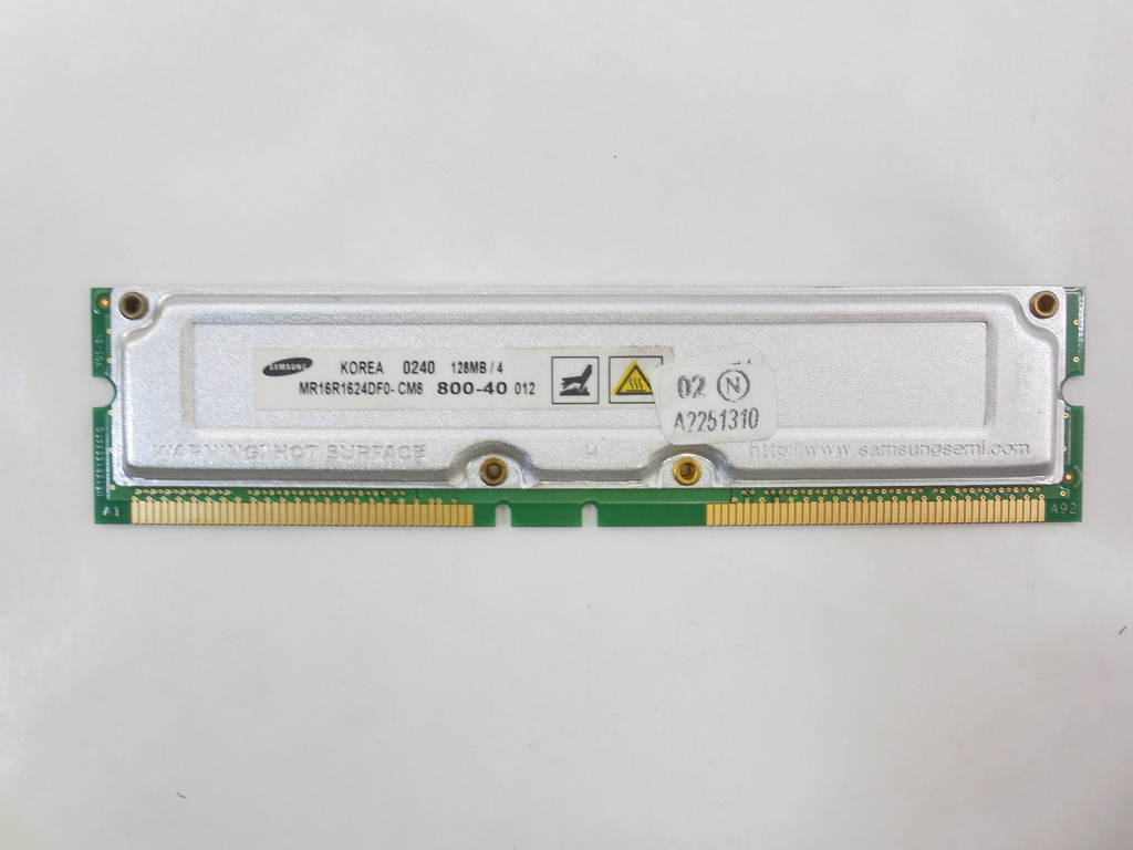 Модуль памяти RIMM 128mb Samsung - Pic n 269263