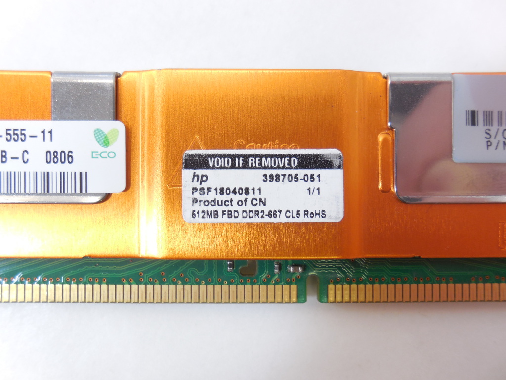 Оперативная память DDR2 FBDIMM 512MB HP 398705-051 - Pic n 270413