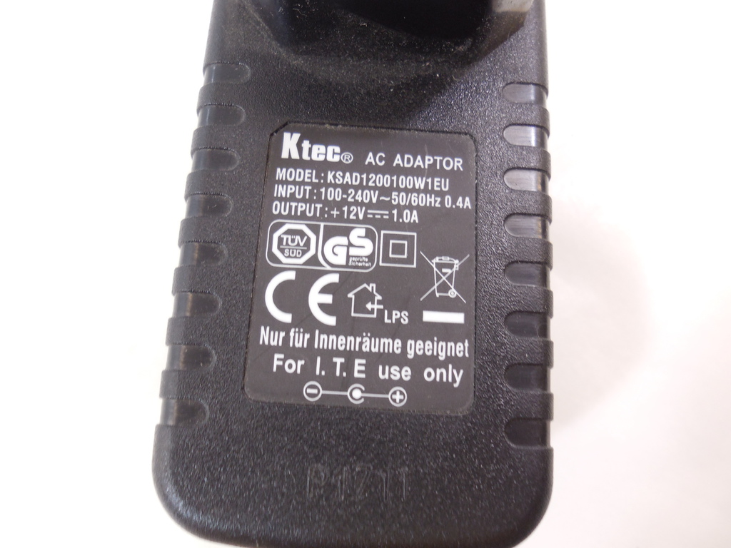 Блок питания Ktec KSAD1200100W1EU DC 12V, 1000mA - Pic n 271802