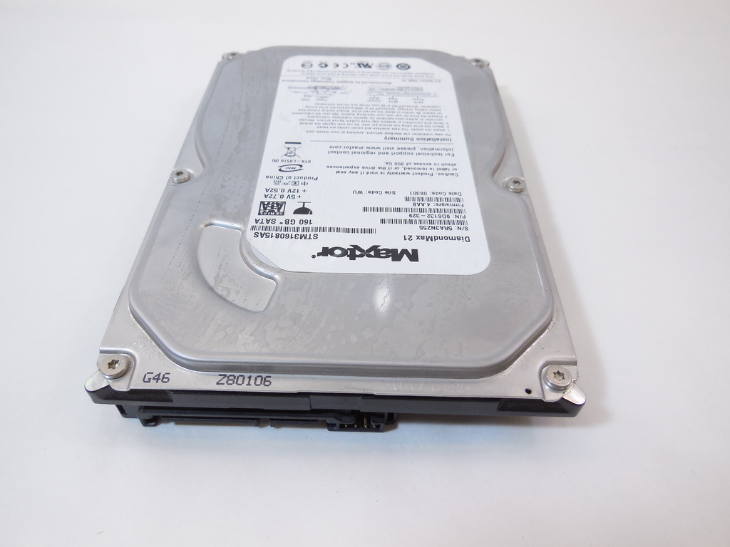 Жесткий диск HDD SATA 160Gb Maxtor DiamondMax 21 - Pic n 273188
