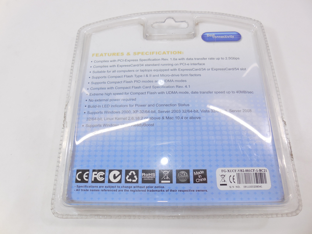 Контроллер Express Card 34mm to Compact Flash (CF) - Pic n 274712