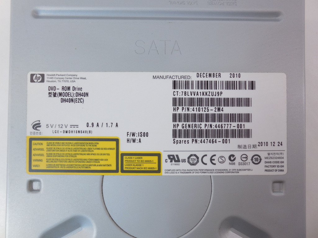 Оптический привод DVD ROM HP DH40N - Pic n 276028