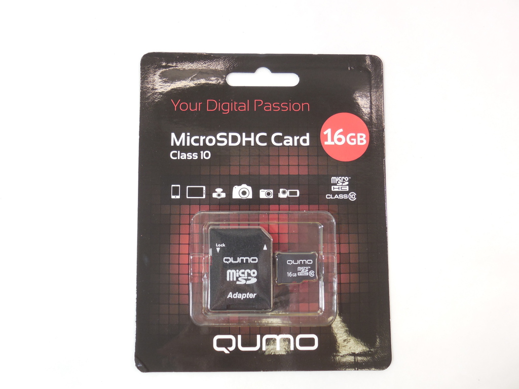 Карта памяти microSD 16Gb Qumo - Pic n 86790