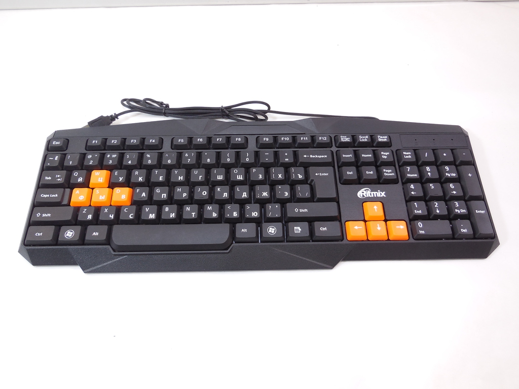 USB Клавиатура Ritmix оранжевые игровые клавиши - Pic n 277823