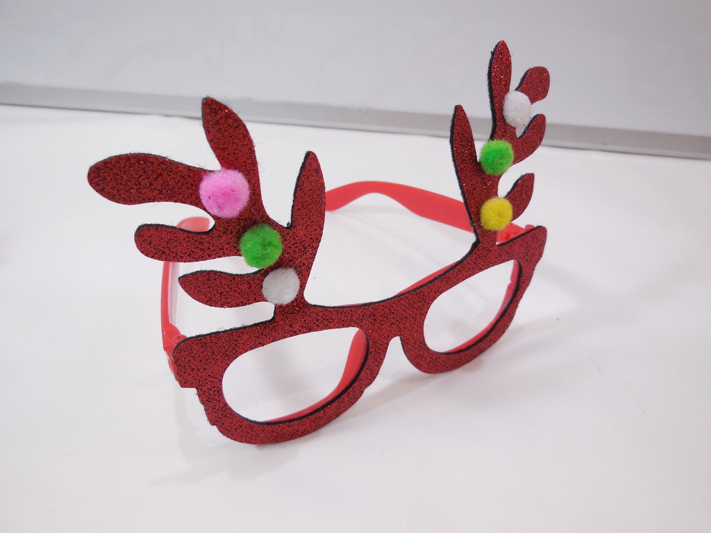 Феникс презент - Новогодние очки Красный Снеговик, 19x12x3,5, арт. 