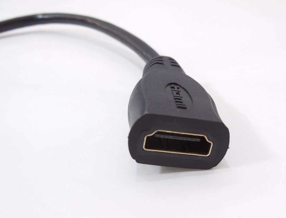 Кабель переходник HDMI мама на DVI папа длина 10см - Pic n 96133