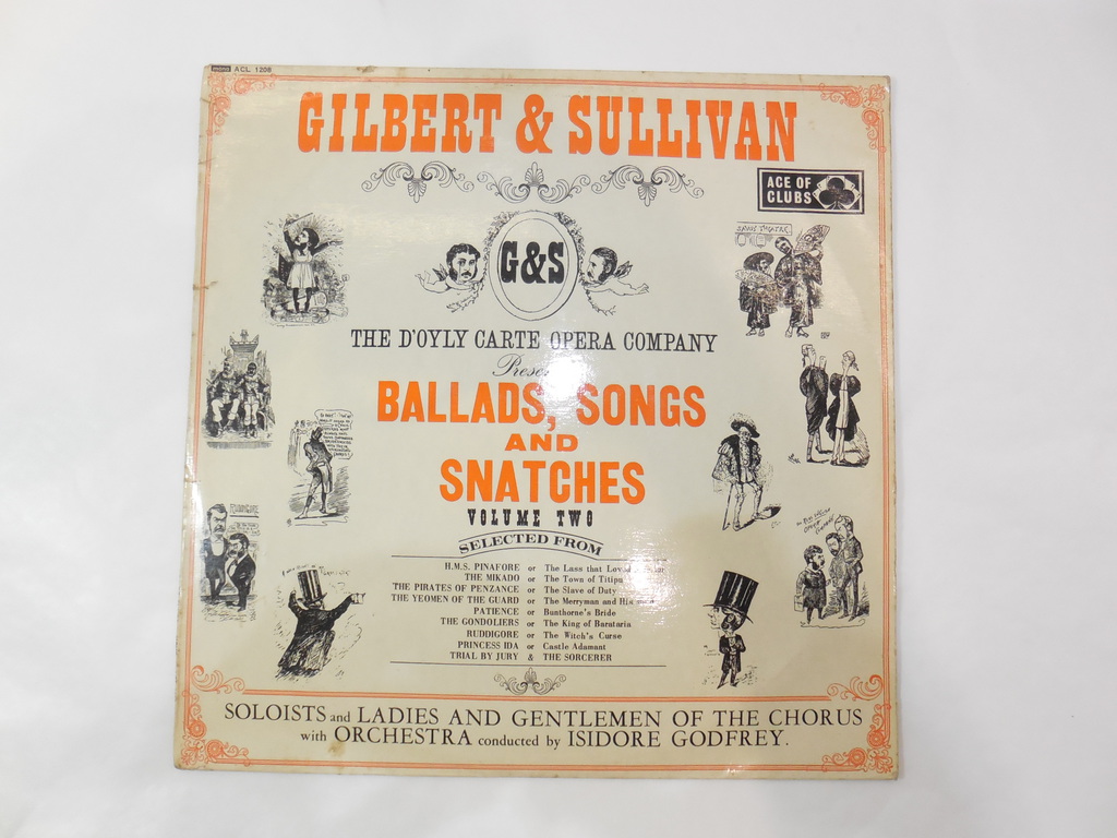 Пластинка Gilbert and Sullivan — Ballands, Songs - Pic n 278230
