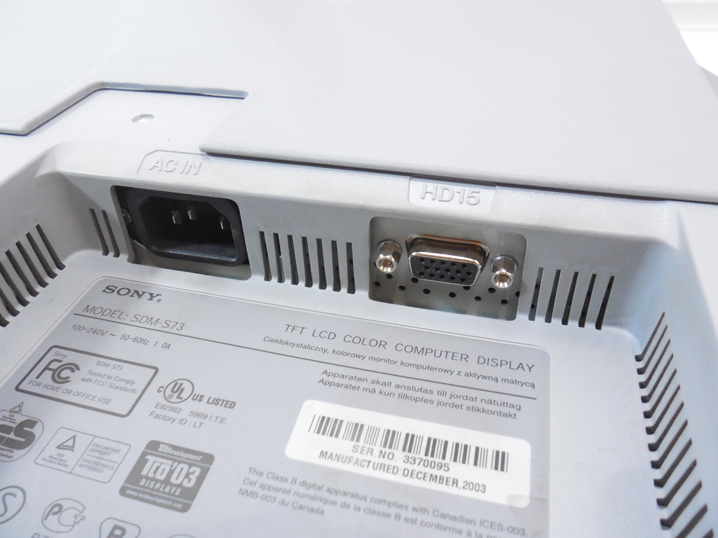 Монитор TFT 17" Sony SDM-S73 - Pic n 278248