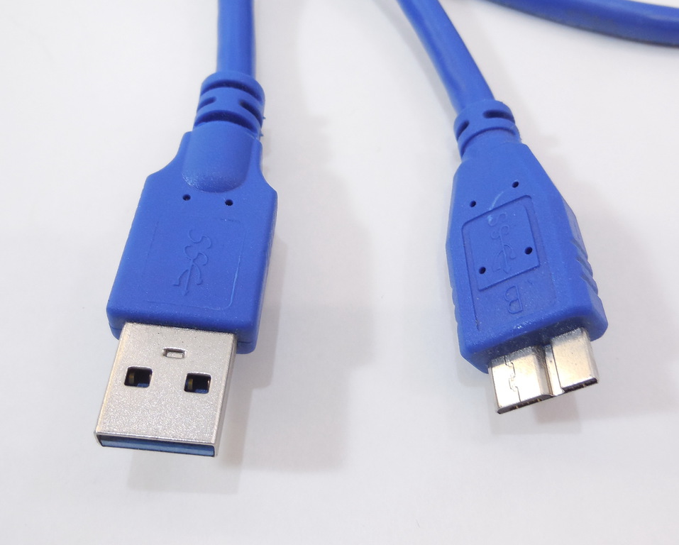 Кабель USB 3. 0 Am-микро B синий — 1 метр - Pic n 96573