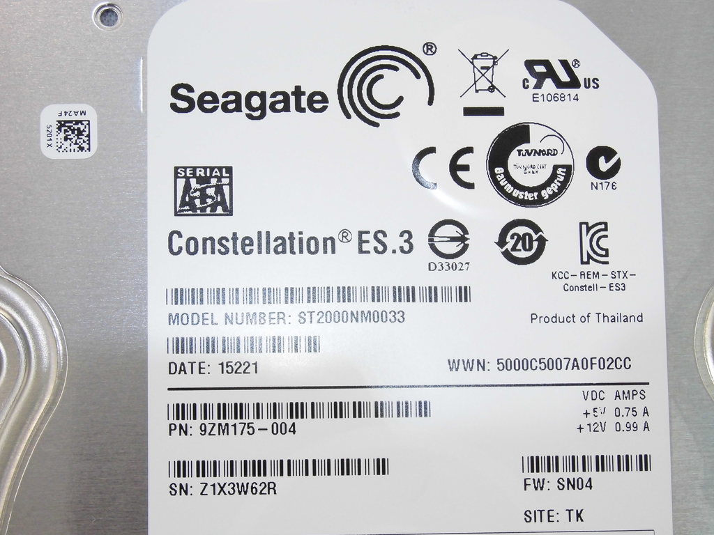 Жесткий диск 3.5 SATA 2TB Seagate Constellation - Pic n 280049