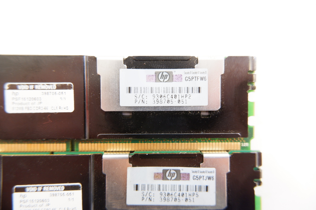 Серверная память Elpida FB-DIMM PC2 5300F 512MB - Pic n 281310