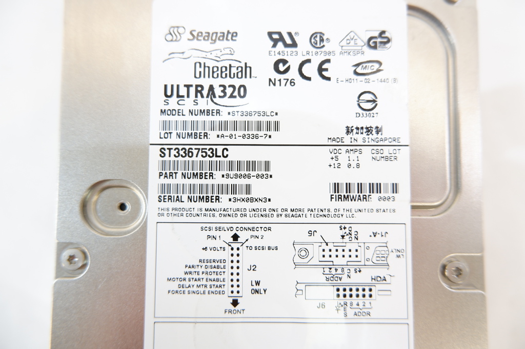 Жесткий диск 3.5 SCSI 37Gb Seagate Cheetah - Pic n 281627