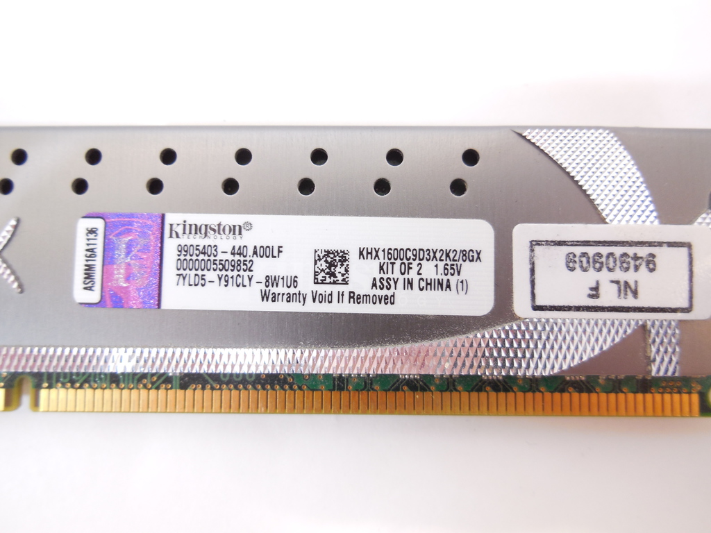 Оперативная память DDR3 8GB KIT 2x4GB Kingston - Pic n 284327