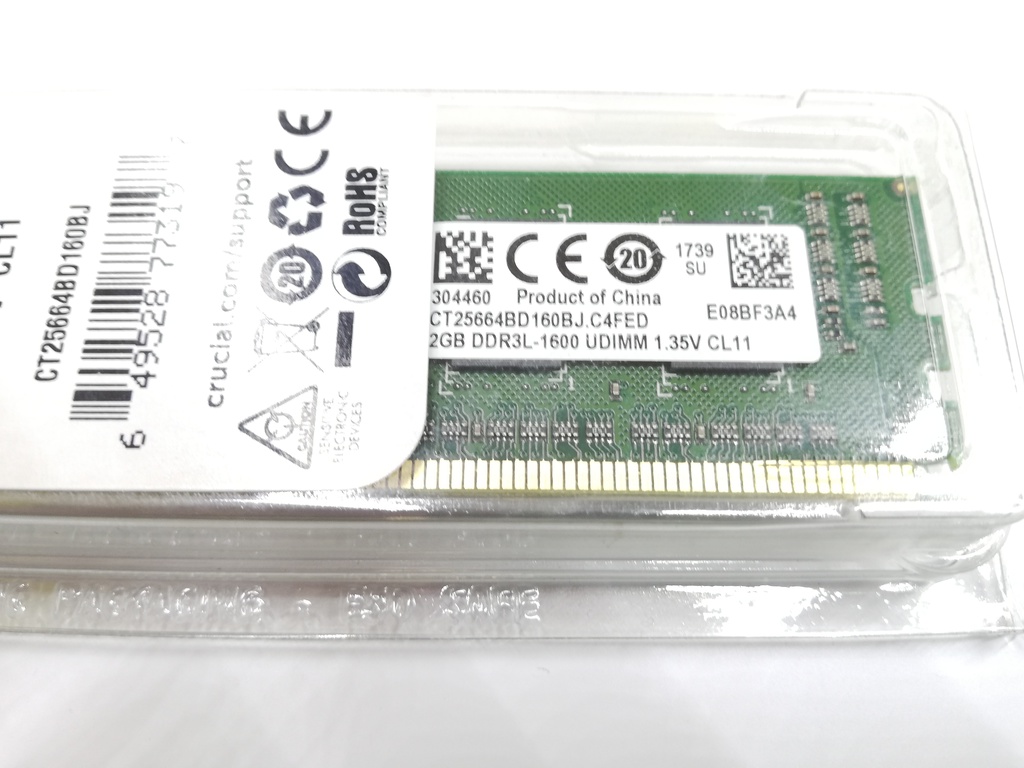Оперативная память CRUCIAL DDR3L 2GB - Pic n 285834