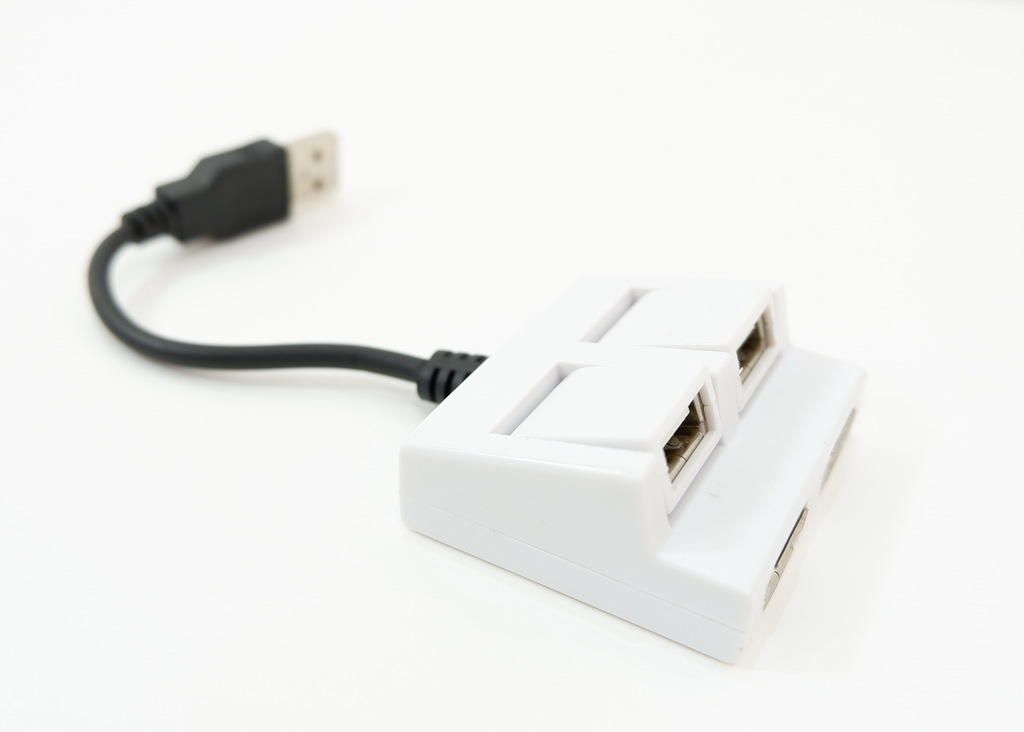 USB-хаб на 4 порта Белый — Ступеньки - Pic n 267123