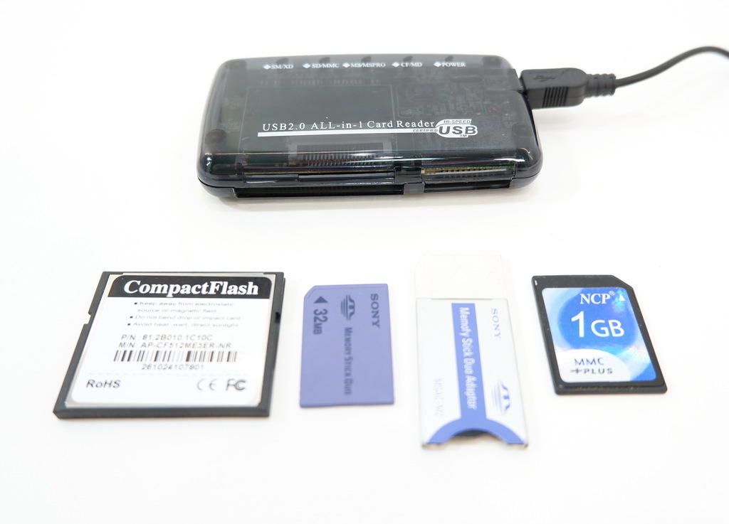 Cardreader USB 2.0 черный прозрачный ALL-in-1 - Pic n 267111