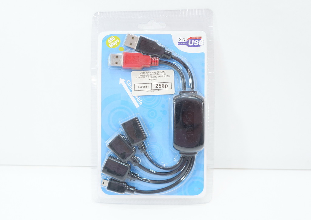 USB-хаб с выносными разъемами WSS-HU120  - Pic n 78614