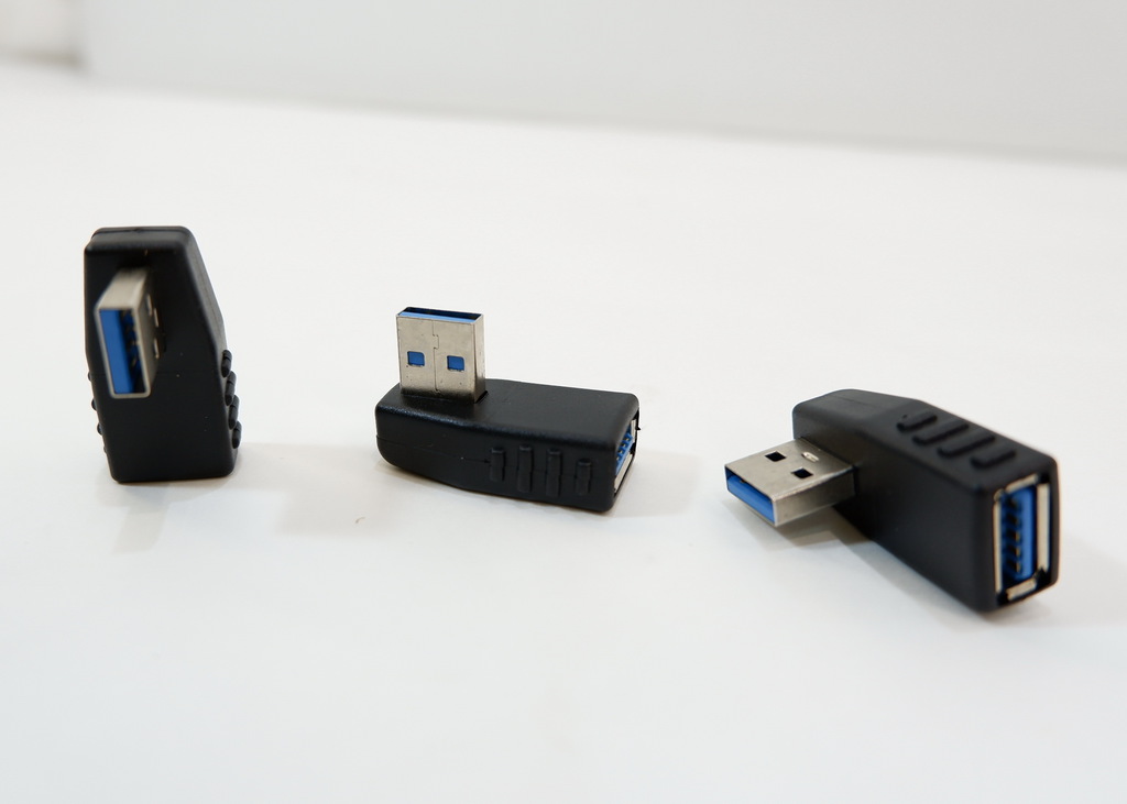 Угловой адаптер 90 градусов USB to USB 3.0 Left - Pic n 279438