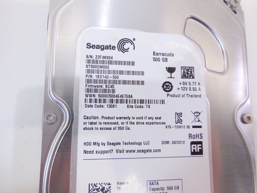 Жесткий диск 3.5" SATA 500GB Seagate - Pic n 250736