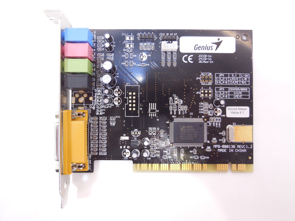 Звуковая карта PCI Genius SoundMaker Value 4.1 - Pic n 251898