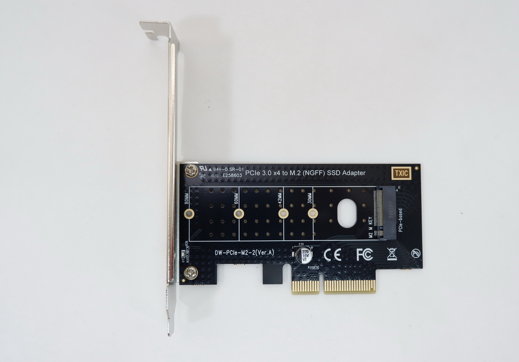 Контроллер M.2 NVMe SSD NGFF to PCI-E X4 - Pic n 291157