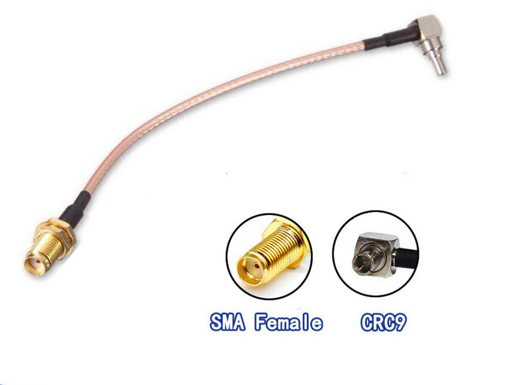 Адаптер для модема SMA Female to CRC9 Right 15cm - Pic n 291516