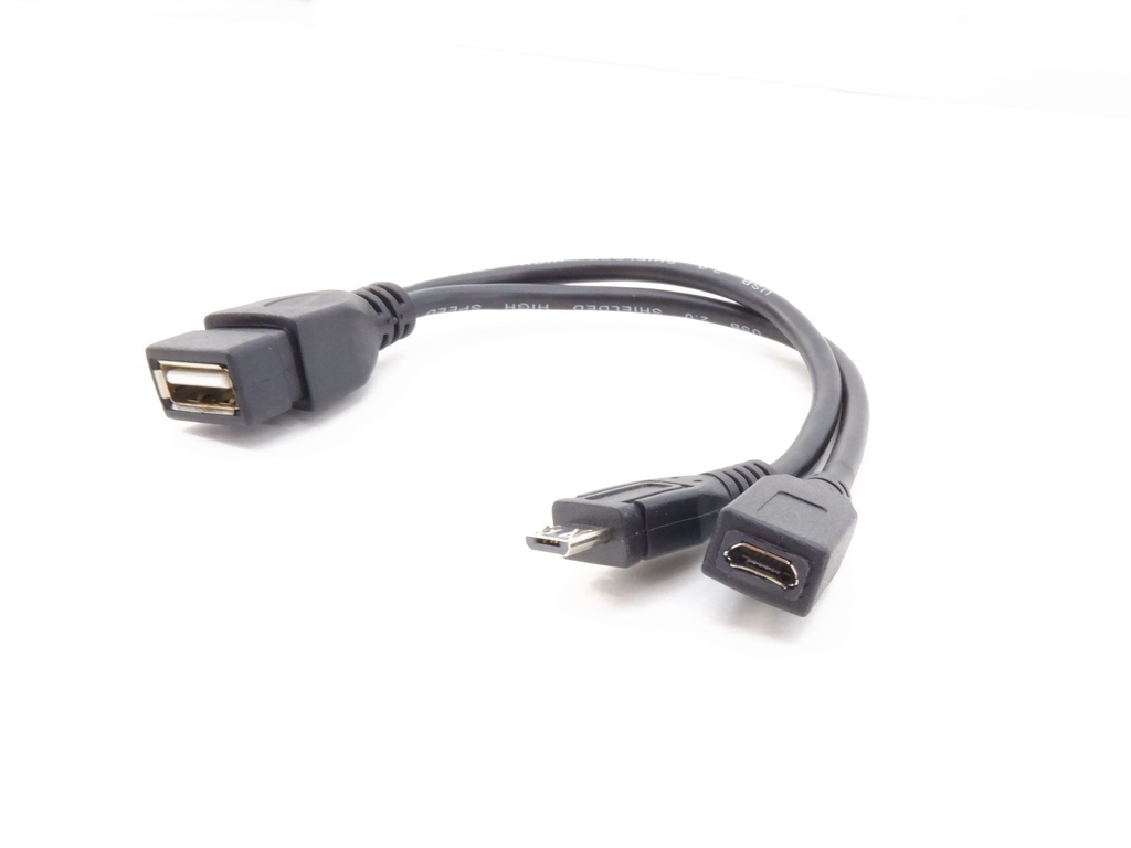 USB OTG адаптер + питание гнездо microUSB - Pic n 291820