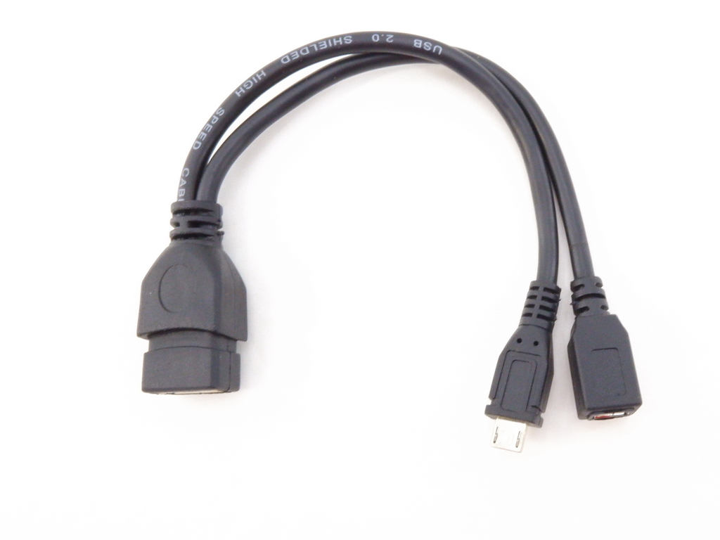USB OTG адаптер + питание гнездо microUSB - Pic n 291820