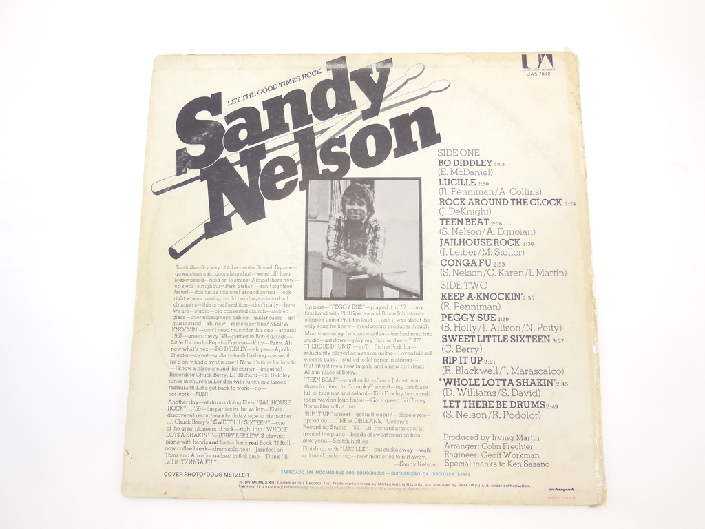 Пластинка Sandy Nelson — Let the good times rock! - Pic n 291978
