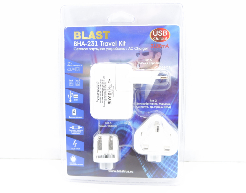 Зарядное устройство BLAST 2xUSB 3A - Pic n 292803