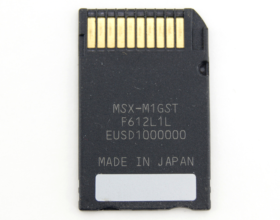 Карта памяти Sony MemoryStick PRO Duo 1GB