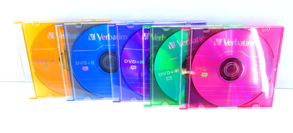 Оптические диски DVD+R Verbatim Colour 5 штук - Pic n 294270