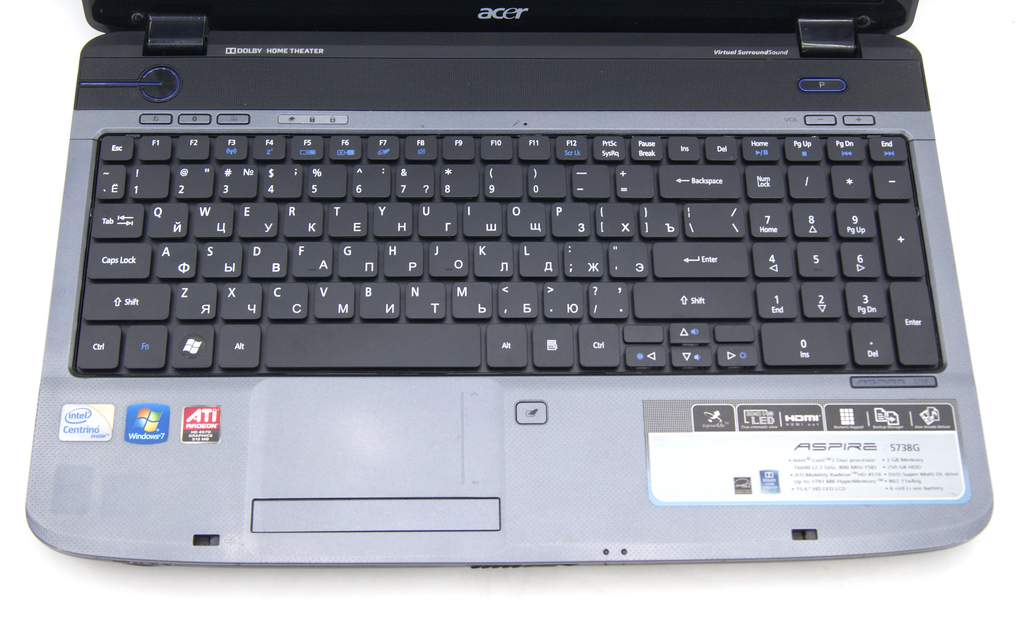Ноутбук Acer 5738G - Pic n 294302